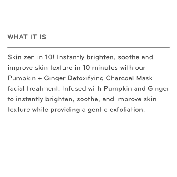 Purlisse Pumpkin + Ginger Detoxifying Charcoal Mask - Picture 8 of 8